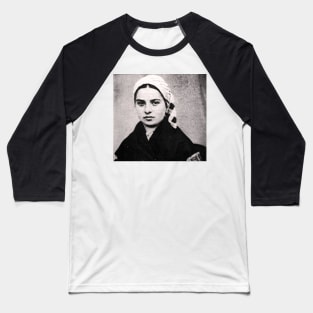 St. Bernadette | Saints | The Holy Vision Baseball T-Shirt